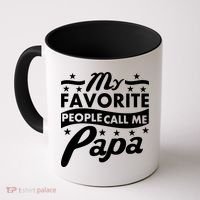 My Favorite People Call Me Papa Father's Day Coffee Mug thumb 0