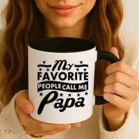 My Favorite People Call Me Papa Father's Day Coffee Mug thumb 3