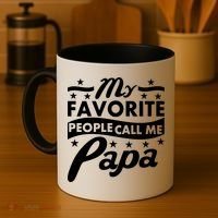 My Favorite People Call Me Papa Father's Day Coffee Mug thumb 4
