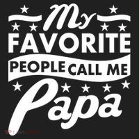 My Favorite People Call Me Papa Father's Day Beanie thumb 2