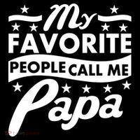 My Favorite People Call Me Papa Father's Day Women's Hoodie thumb 2