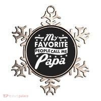My Favorite People Call Me Papa Father's Day Ornament thumb 0