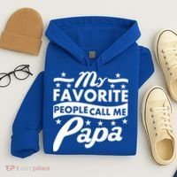 My Favorite People Call Me Papa Father's Day Hoodie thumb 4