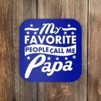 My Favorite People Call Me Papa Father's Day Coaster thumb 0