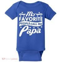 My Favorite People Call Me Papa Father's Day Baby Bodysuit thumb 0