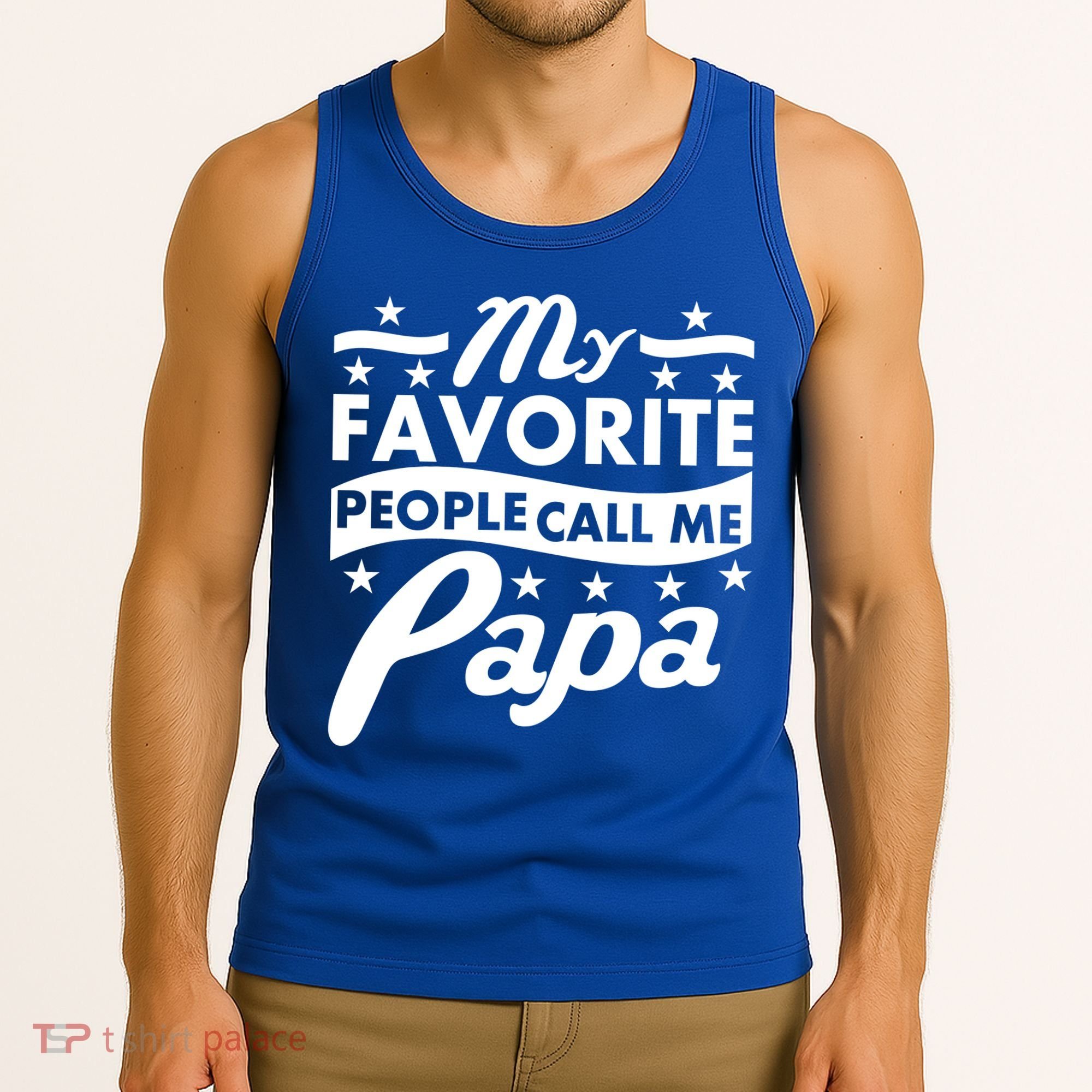 My Favorite People Call Me Papa Father's Day Tank Top