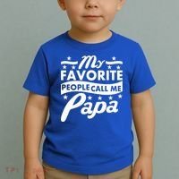 My Favorite People Call Me Papa Father's Day Toddler T-Shirt thumb 2