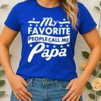 My Favorite People Call Me Papa Father's Day Women's T-Shirt thumb 2