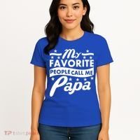 My Favorite People Call Me Papa Father's Day Women's T-Shirt thumb 4