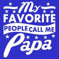 My Favorite People Call Me Papa Father's Day Kids Sweatshirt thumb 2