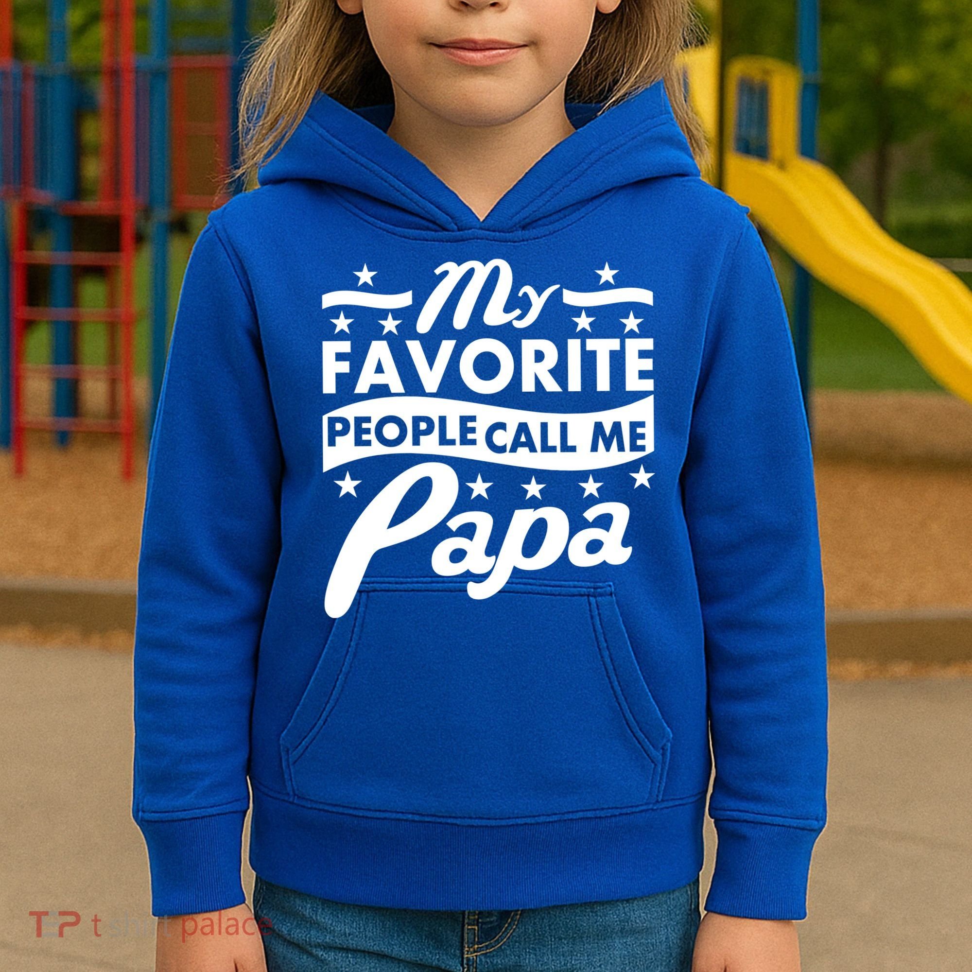 My Favorite People Call Me Papa Father's Day Kids Hoodie