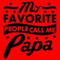My Favorite People Call Me Papa Father's Day Santa Hat thumb 1