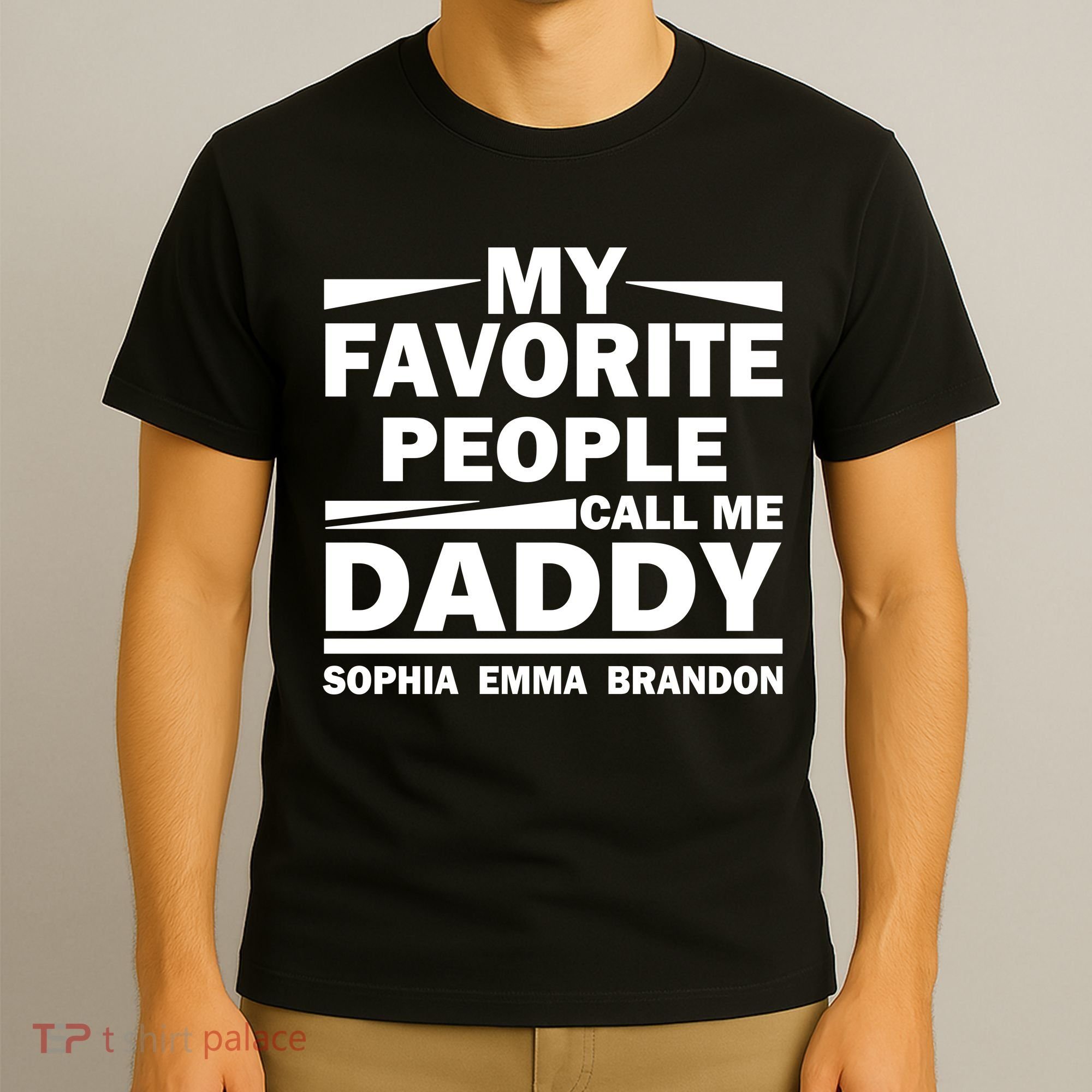 My Favorite People Call Me Personalize Family T-Shirt