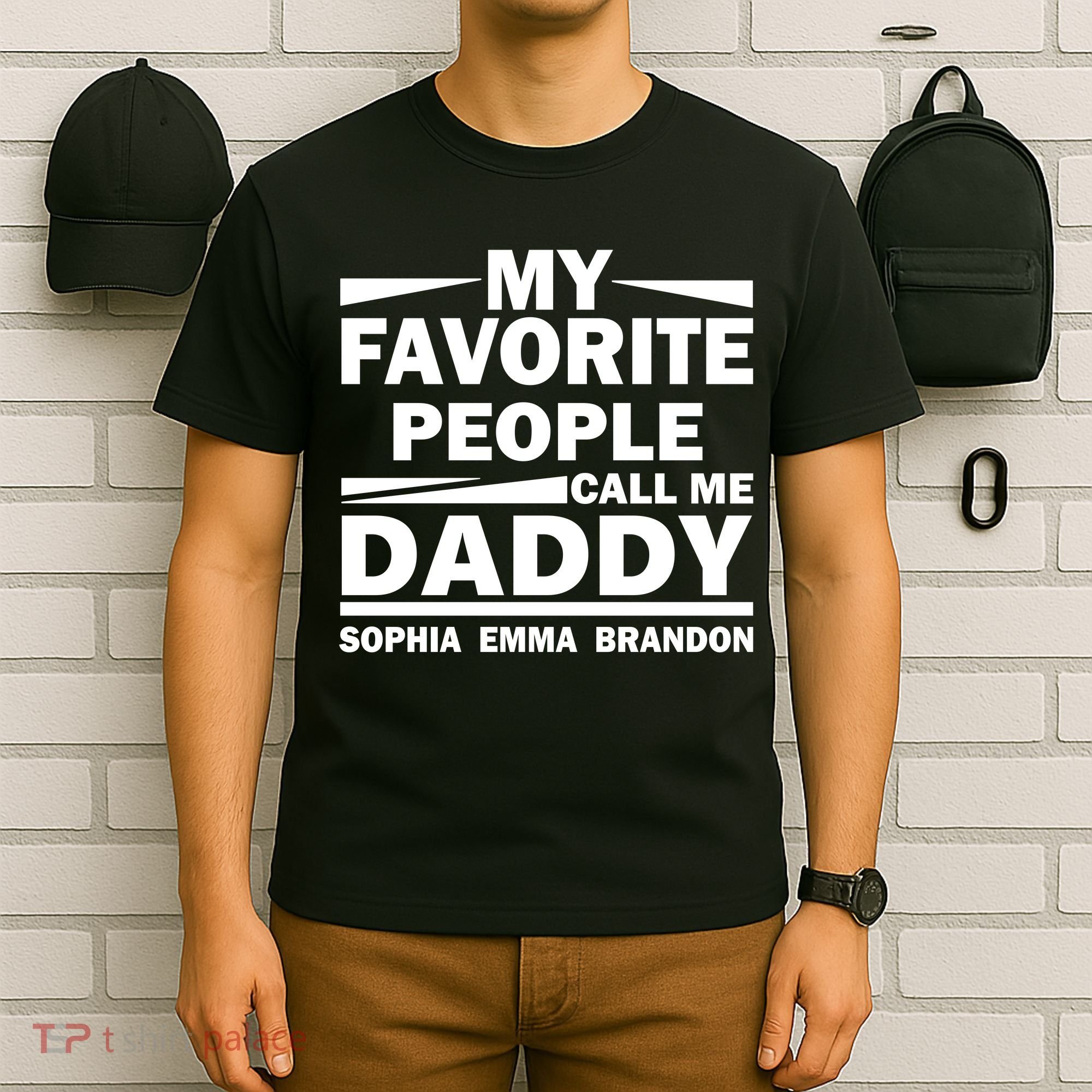 My Favorite People Call Me Personalize Family T-Shirt