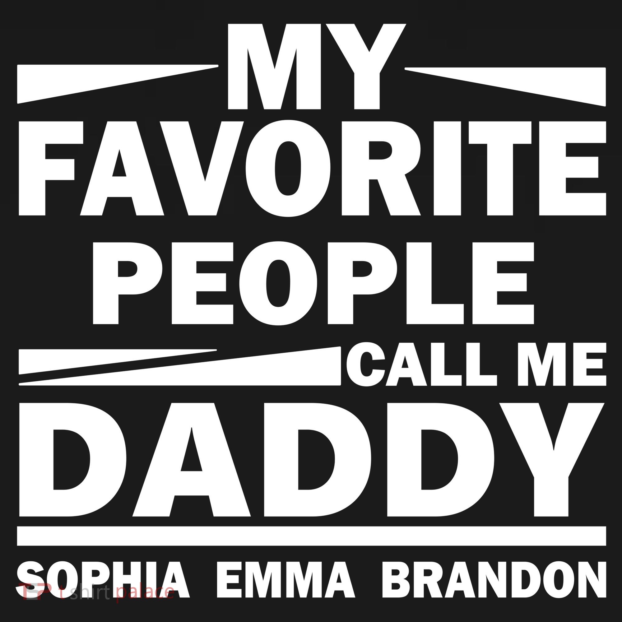 My Favorite People Call Me Personalize Family Ornament