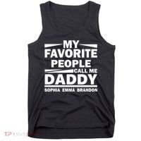 My Favorite People Call Me Personalize Family Tank Top thumb 0