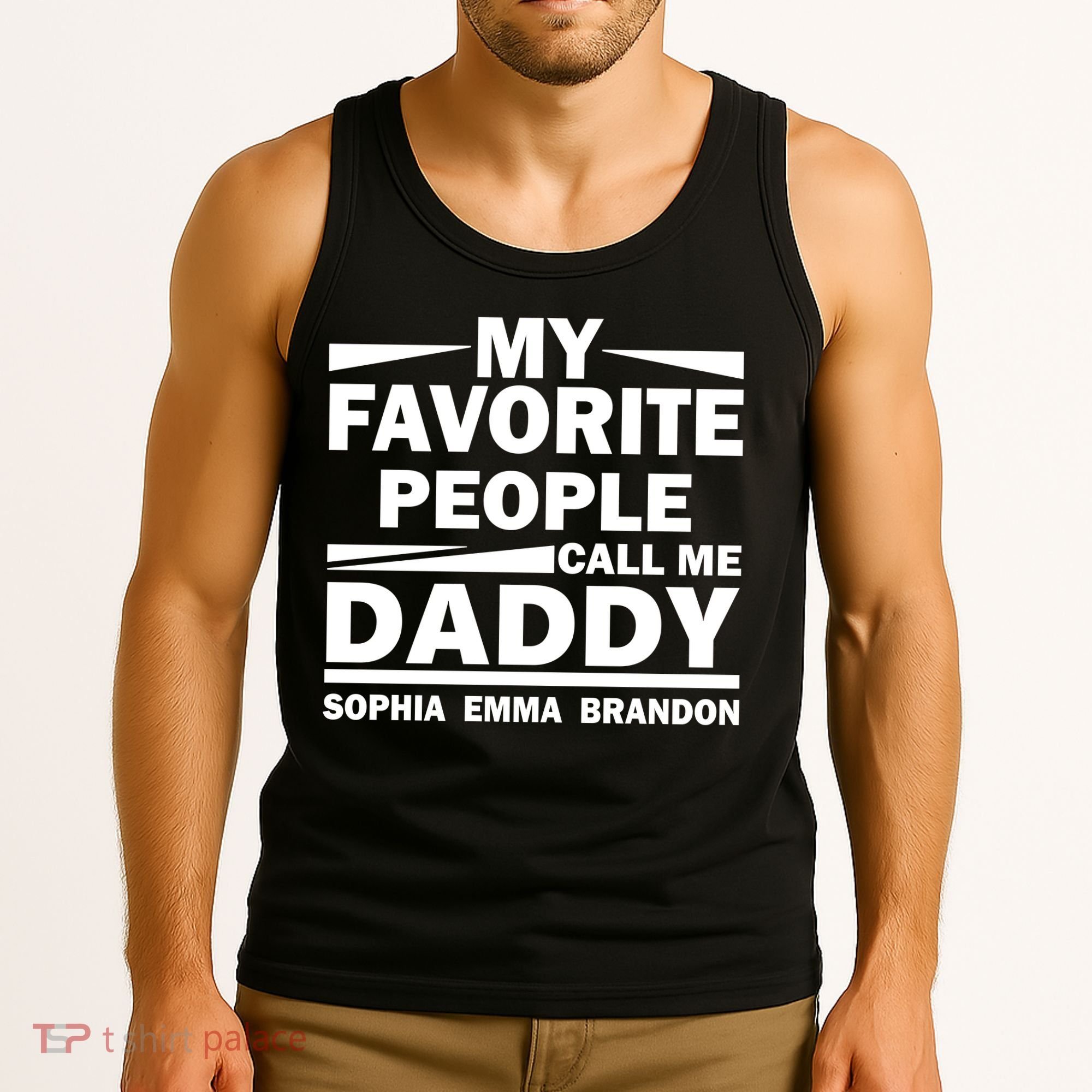 My Favorite People Call Me Personalize Family Tank Top