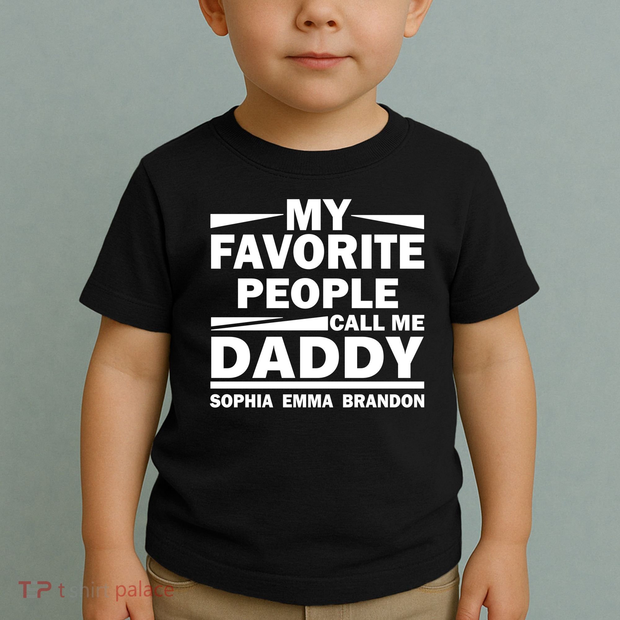 My Favorite People Call Me Personalize Family Toddler T-Shirt