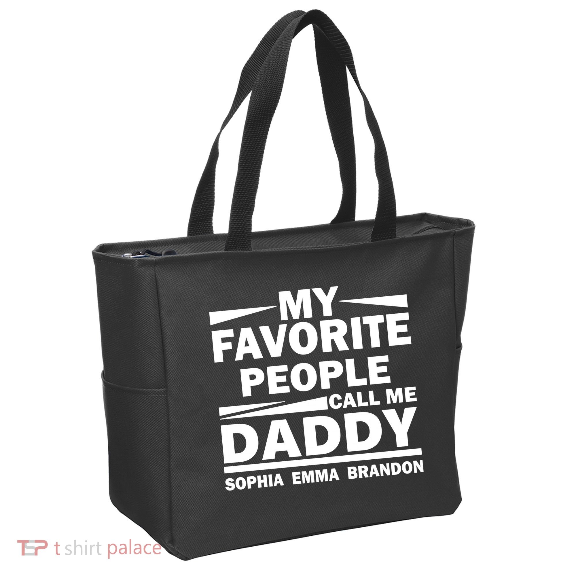 My Favorite People Call Me Personalize Family Tote Bag