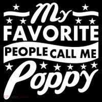 My Favorite People Call Me Poppy Apron thumb 3
