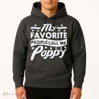 My Favorite People Call Me Poppy Hoodie thumb 2