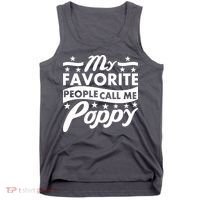 My Favorite People Call Me Poppy Tank Top thumb 0