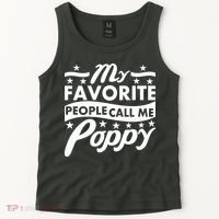 My Favorite People Call Me Poppy Tank Top thumb 2