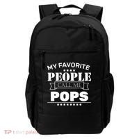 My Favorite People Call Me Pops Backpack thumb 0