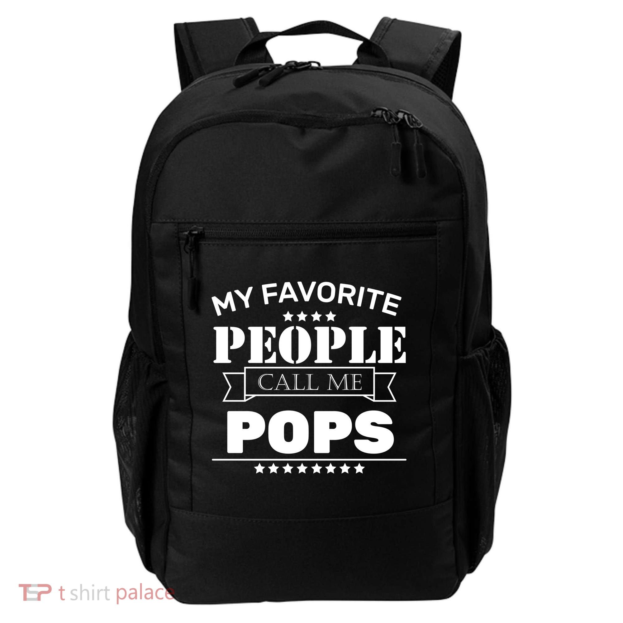 My Favorite People Call Me Pops Backpack