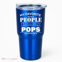 My Favorite People Call Me Pops Tumbler thumb 0