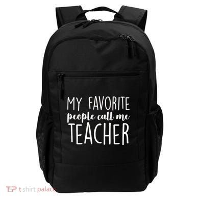 My Favorite People Call Me Teacher Backpack