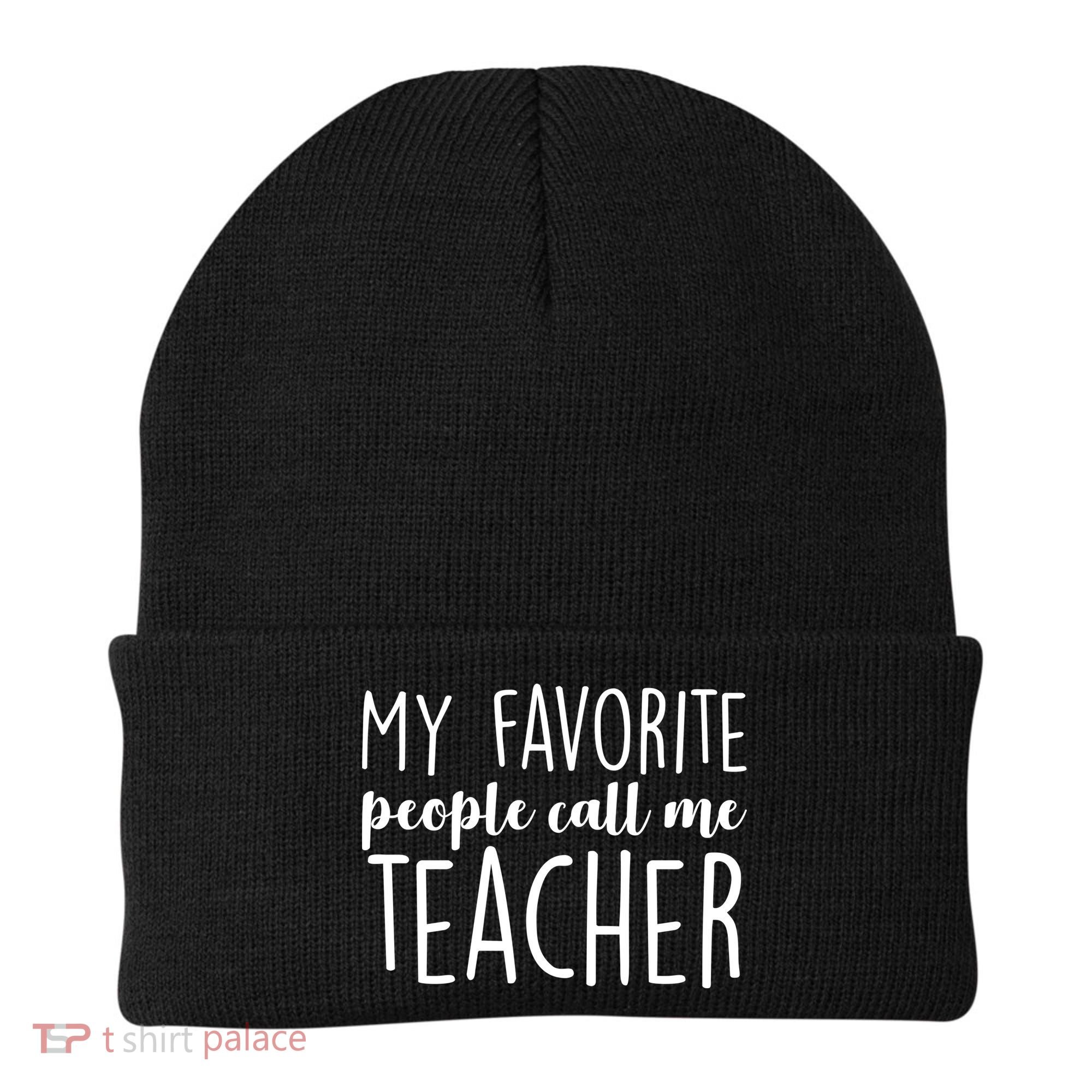 My Favorite People Call Me Teacher Beanie