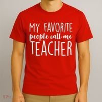 My Favorite People Call Me Teacher T-Shirt thumb 3