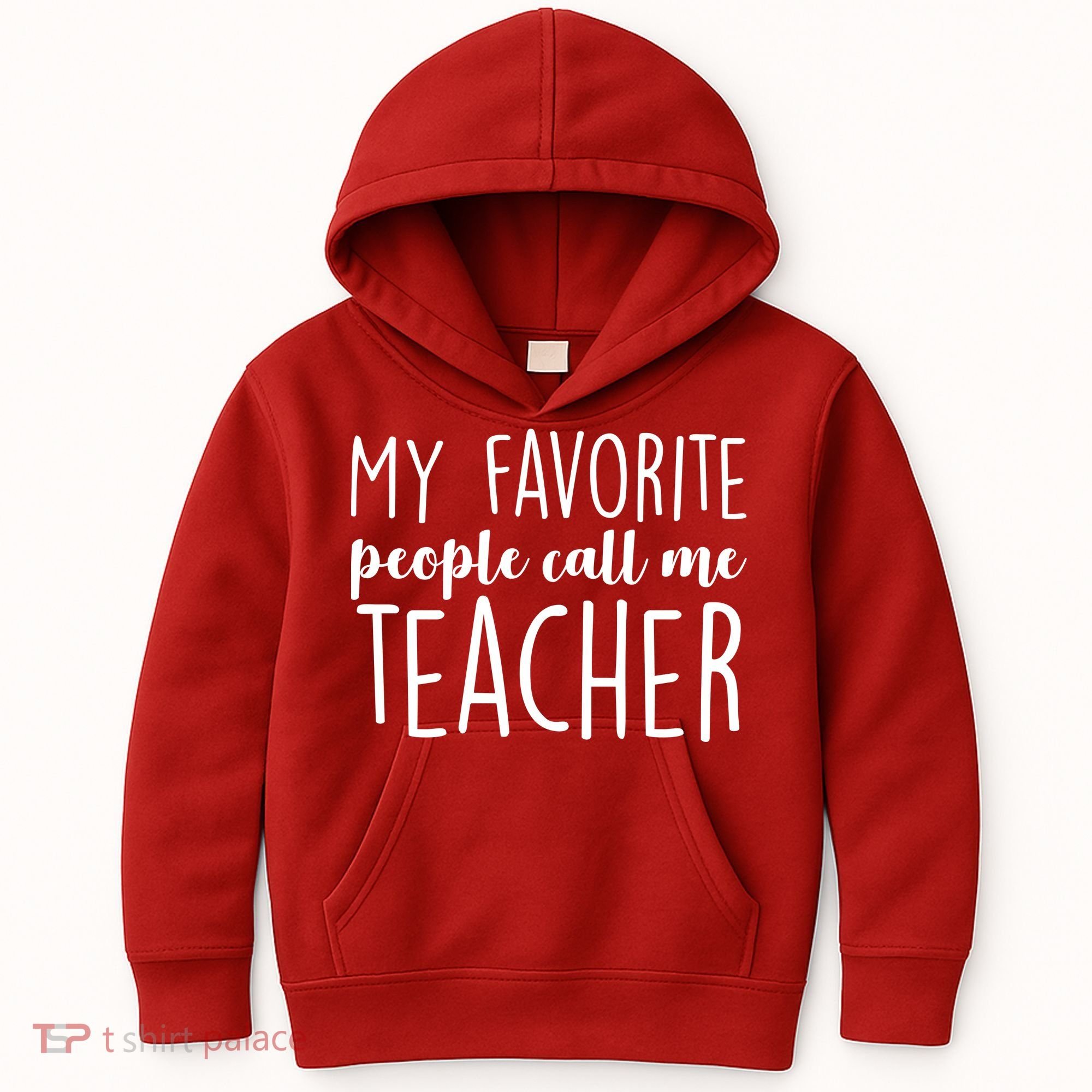 My Favorite People Call Me Teacher Kids Hoodie