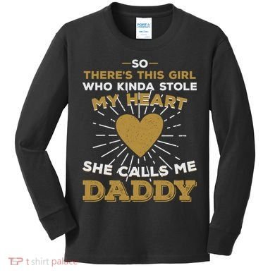 My Favorite Person Calls Me Daddy Kids Long Sleeve Shirt