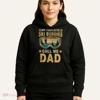 My Favorite Ski Buddies Call Me Dad Hoodie thumb 5