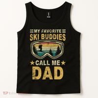 My Favorite Ski Buddies Call Me Dad Tank Top thumb 2