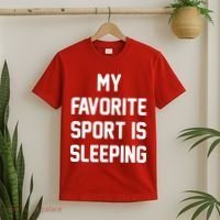 My Favorite Sport Is Sleeping T-Shirt thumb 2