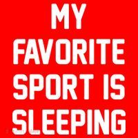 My Favorite Sport Is Sleeping Coaster thumb 2