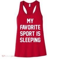 My Favorite Sport Is Sleeping Women's Tank Top thumb 0