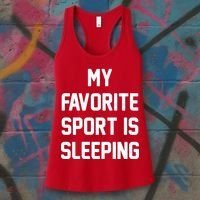 My Favorite Sport Is Sleeping Women's Tank Top thumb 3