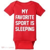 My Favorite Sport Is Sleeping Baby Bodysuit thumb 0