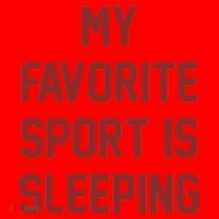 My Favorite Sport Is Sleeping Santa Hat thumb 1