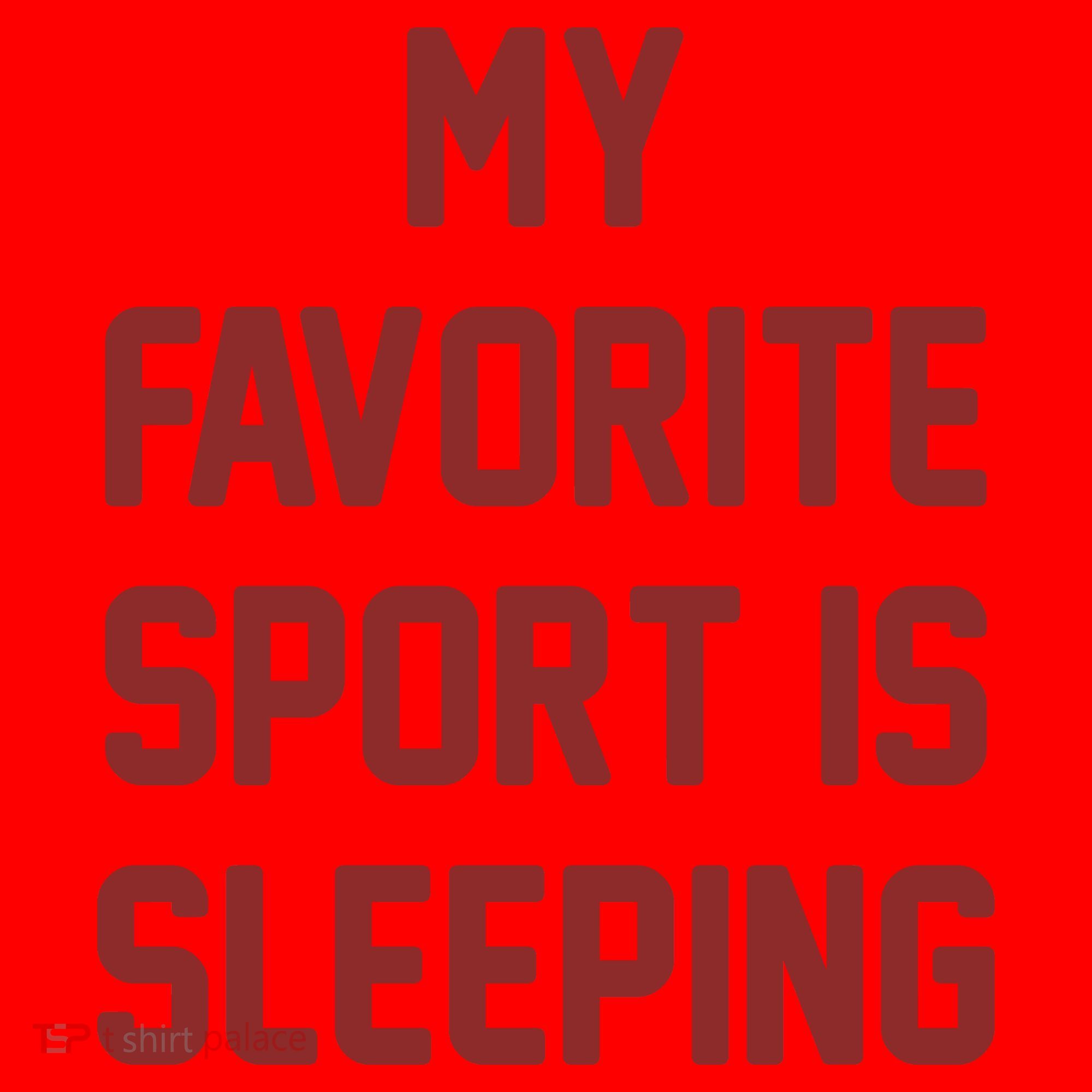 My Favorite Sport Is Sleeping Santa Hat
