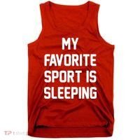 My Favorite Sport Is Sleeping Tank Top thumb 0