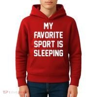 My Favorite Sport Is Sleeping Kids Hoodie thumb 4