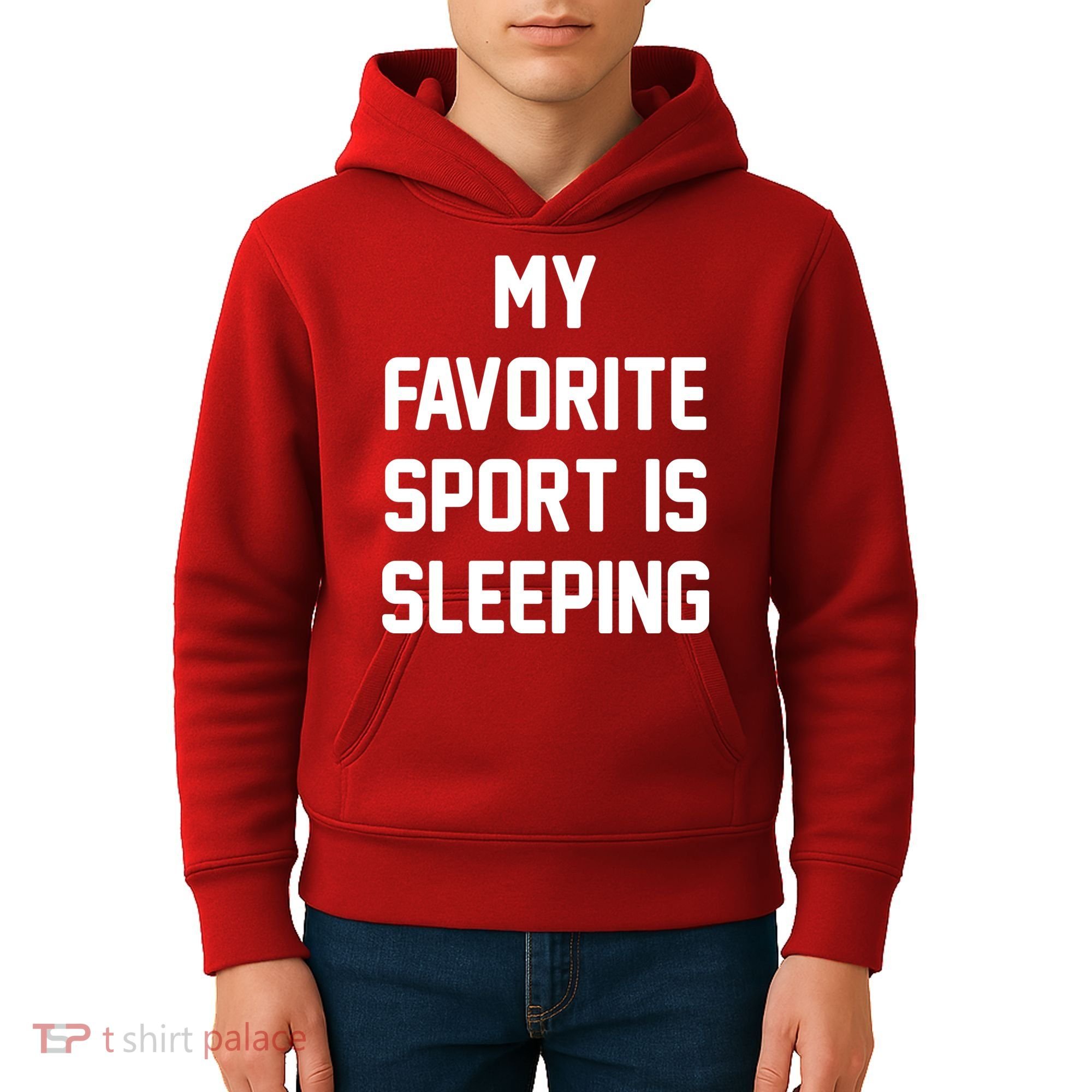 My Favorite Sport Is Sleeping Kids Hoodie