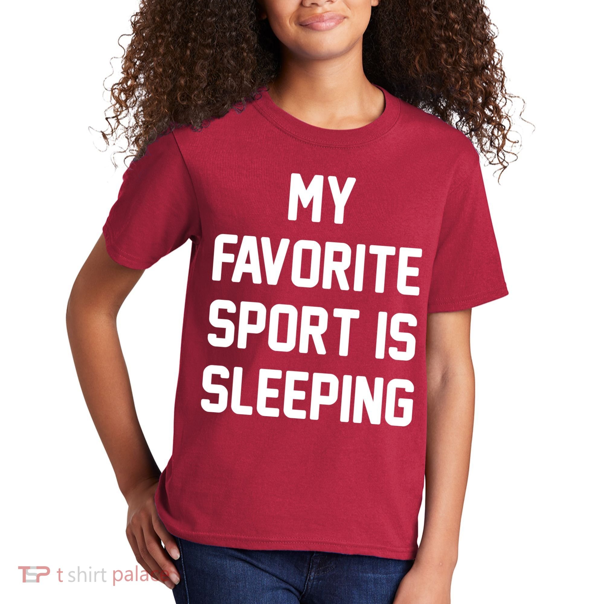 My Favorite Sport Is Sleeping Kids T-Shirt