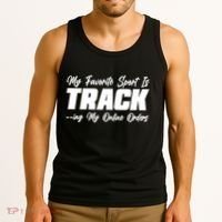 My Favorite Sport Is Tracking My Online Orders Tank Top thumb 3