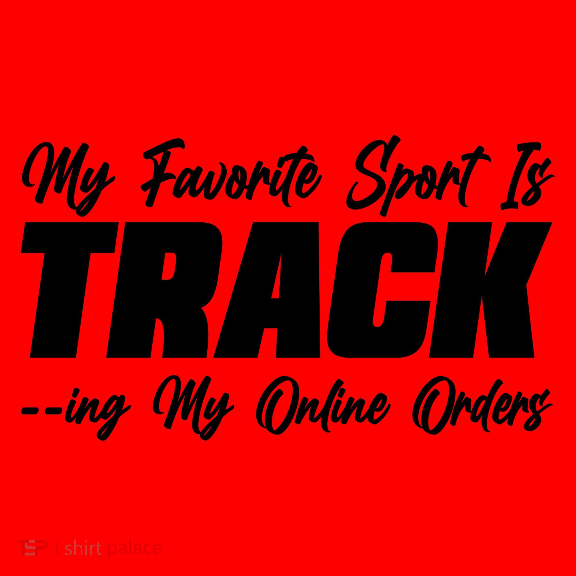 My Favorite Sport Is Tracking My Online Orders Santa Hat
